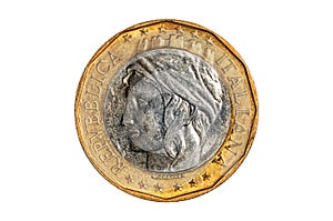 Italian 1000 lire coin