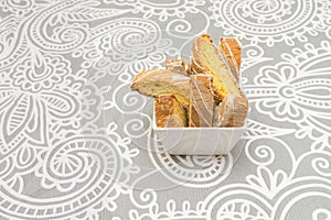 Italian almond biscuits Biscotti