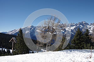 Italian alps andalo snow winter 6