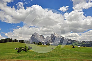 Italian Alps on summer