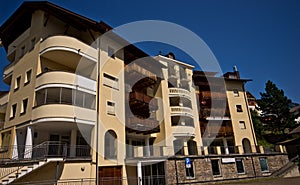 Italian Alps - typical guest house or hotel