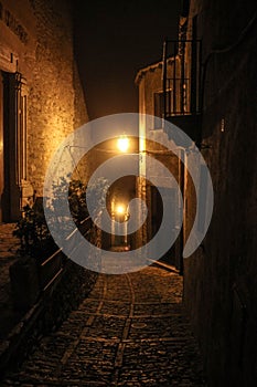 Italian Ancient Night Mysterious Street