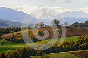 Italian autumn landscape