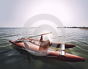 Italian boat rescue lifeguard