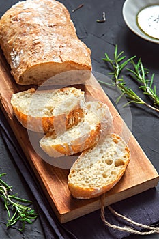 Italian bread Ciabatta