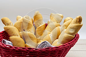 Italian bread Crocetta Ferrarese. Traditional bread from Ferrara. Italy photo