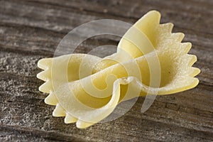 Italian butterfly pasta
