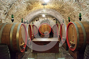 Italian cellar picture,italian cellar viewing, montepulciano,toscana,italy