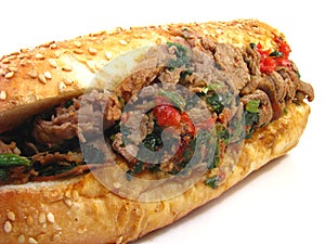 Italian Cheesesteak Sandwich