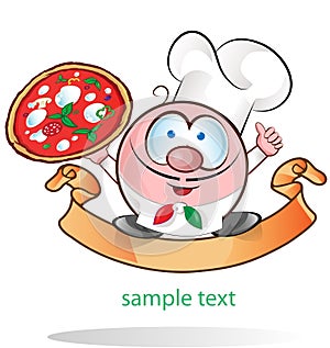 Italian chef cartoon