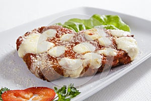 Italian chicken with parmesan photo