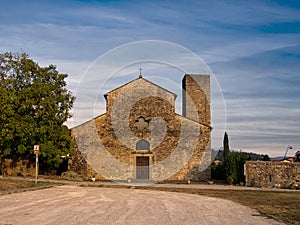 Italian church - Pieve di Sorano in Lunigiana area.