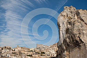 Italian city of Matera, Italia.