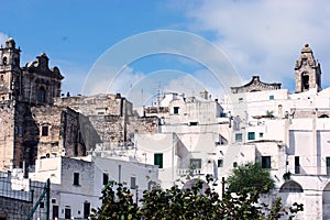 Italian city: Ostuni view photo