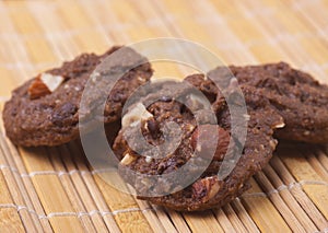 Italian cookies,biscotti with almond