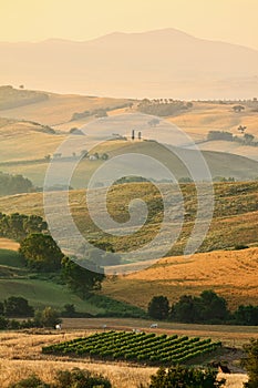 Italian countryside in Tuscany