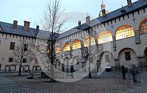 Italian court built in the fourteenth century was a royal mint and royal residence,Kutna Hora, Czech Republic