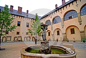 ITALIAN court in KUTNA HORA, Czech Republic photo