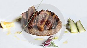 Presenting a dish means to taste with your eyes photo