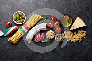 Italian cuisine food ingredients
