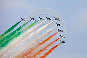 The Italian demonstration team Frecce Tricolori