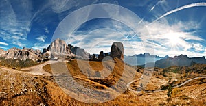 Italian Dolomiti - nice pamoramic view photo