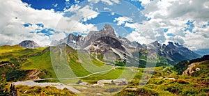 Italian Dolomiti - nice panoramic view