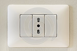 Italian electric socket