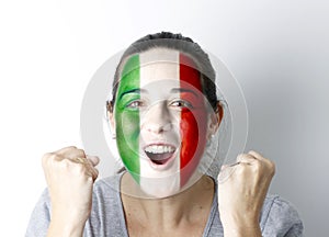 Italian fan screaming GOAL