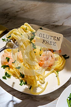 Italian Fettuccine Alfredo Shrimp