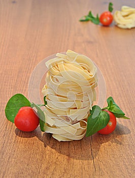 Italian fettuccine pasta