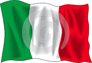 Italština vlajka 