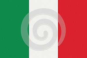 Italian flag, texturised