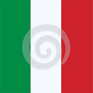 Italian flag vector simple and unique