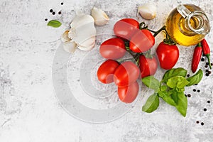 Italian food background