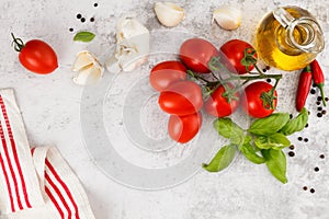 Italian food background