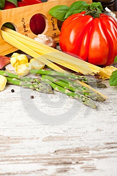 Italian food background