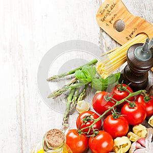 Italian food background