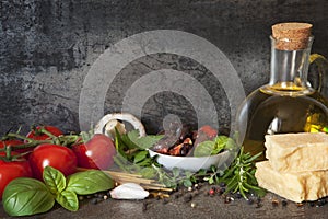Italian Food Background photo