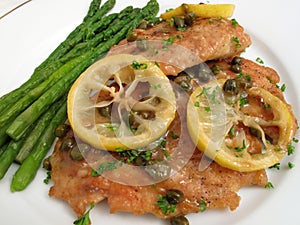 Italian Food-Chicken Piccata photo