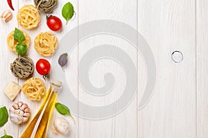 Italian food cooking ingredients