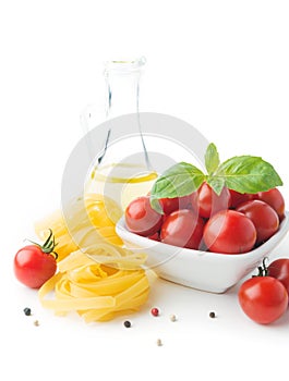 Italian food cooking ingredients