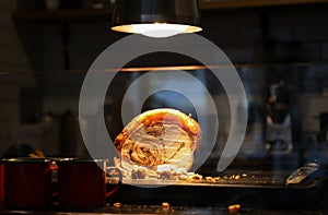 Italian food: phenomenal porchetta. moist, juicy pork, rolled-up, herbed-up, and covered in perfect crackling in a small restaura
