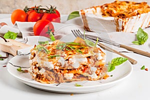 Classic lasagna bolognese