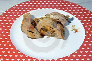 italian food rosted rabbit