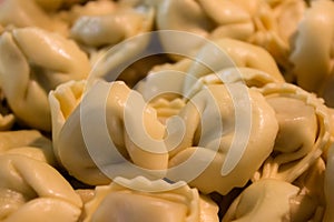 Italian Food, Tortellini with meat filling