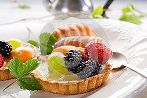 Italian fruits pastry