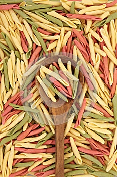 Italian Fusilli Pulgiesi Tri Colored Pasta