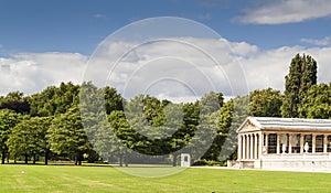 Italian Garden in Kensington Gardens, London.