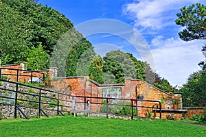 Italian gardens, in Saltburn by the Sea, North Yorkshire, England